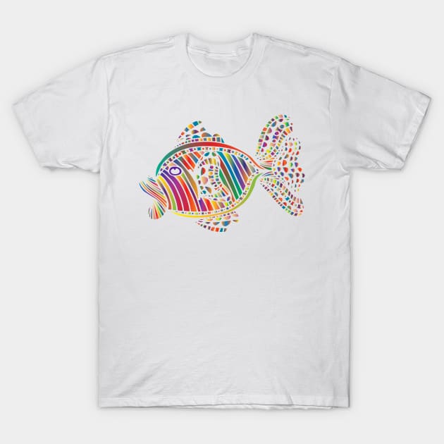 Colorful Fish T-Shirt by DrDesign